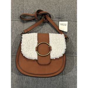 NWT a.n.a. Sherri Crossbody Bag in Cognac